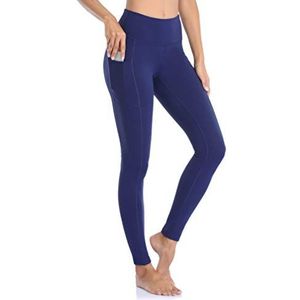 Vimbloom VI263 Leggings Hoge Taille Dames Sport Fitness Yoga Broek Yoga Broek Sportbroek Leggings Fitness Broek met Zakken