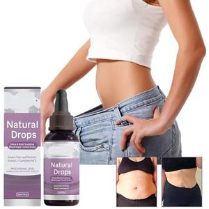 Afslankdruppels For Lichaamsverzorging, Versteviging Van Buik En Dijen, Ondersteuning Van Vetmetabolisme, Eenvoudig Sublinguaal Te Gebruiken(1PCS)