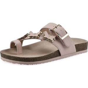 White Mountain Gentoo platte sandalen voor meisjes, Lt Blush Multi Smooth, 11 Little Kid