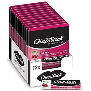 Chapstick Klassieke Cherry Lip Balm Bulk Pack - 12 Count, 4,3 g Elk