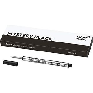 Montblanc Balpen vullingen Mystery Black 113777 – 1 x vulling voor Roller Ball Capless System schrijfgerei Medium