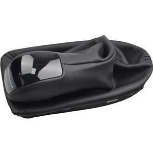 GZOVERSEA Versnellingspookknop, schakelpook, PU-lederen kofferbakhoes, automatische snelheid, compatibel met Mercedes-Benz E-klasse W211 autostyling(ELEGANCE)