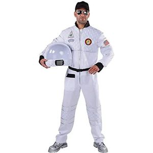 verkleedpak Astronaut heren polyester wit mt XL