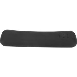 Compacte Make-upborstelhouder Huidvriendelijke Siliconen Borstelhouder Tas Gemakkelijk Schoon Te Maken Onbreekbaar Ergonomisch Ontwerp voor op Reis (BLACK)