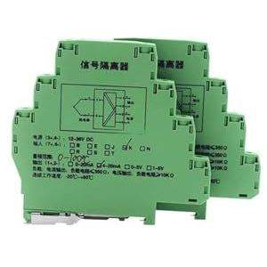 Temperatuursignaalomvormer met thermische weerstand, signaalolator 4-20 mA, zender 0-5 V (K 0-1200C INPUT_OUTPUT 0-5V_DC24V)