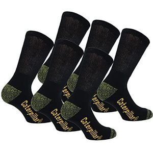 Caterpillar - Werksokken - Zwart - 6 Paar - Betere Bloedcirculatie - Vochtregulerend