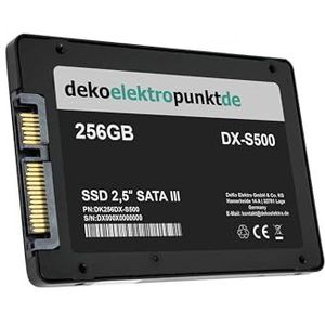 dekoelektropunktde 256GB SSD harde schijf geschikt voor Aspire V3-772G-747a8G1.12TMakk V7-482PG-54206G52tii, alternatieve vervanging