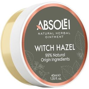 Absolei Aambeienzalf, Natuurlijke Toverhazelaar Zalf voor Verbranding, Jeuk en Ongemak, 40 ml