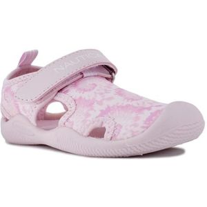 Nautica Kids Kettle Gulf Protective Water Shoe,Closed-Toe Sport Sandal For Boys and Girls-Pink Tonal Tie Dye-9