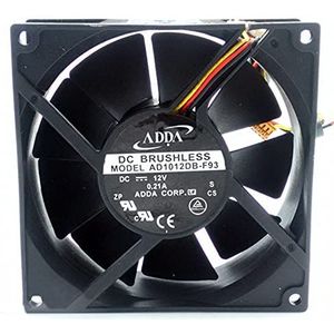 ADDA AD1012DB-F93 10038 12V 0.21A 3-wire 10cm projector cooling fan