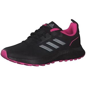 adidas Hardloopschoen Runfalcon 2.0 Tr dames Hardlopen , Zwart / Zilver / Metallic / Roze (Core Black Silver Metallic Scre , 40 EU