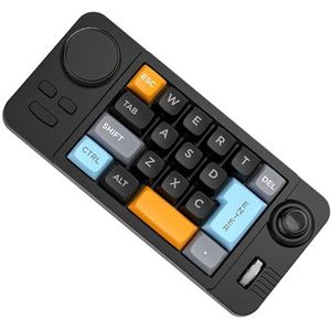 19 Kleur Gaming Toetsenbord Programmeerbare Joystick Dubbele Macroed Wiel Hot Swappable Schakelaars Ruimtebesparende Kleur Mechanische Toetsenbord Met Macroed Knop