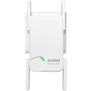 WiFi 6 Repeater Wi-Fi 6 Signaalversterker 5G 2.4G 802.11ac Gigabit WiFi Extender Met Groot Bereik Versterker WPS Eenvoudige Installatie Uitgebreide Dekking