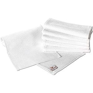 Carenesse 6 gezichtkompressen 22 x 70 cm wit I Innovatieve gezichtstissues met een perfecte pasvorm: Premium studiokwaliteit 100% katoen Öko-Tex 100 I Hygiënische en sterk absorberende gezichtstissues