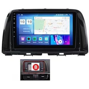 9 inch touch screen multimedia speler bluetooth autoradio voor Mazda CX-5 2012-2015 Android 12.0 Car Stereo gebouwd carautoplay ondersteuning stuurwielbediening wifi 4g gps navigatie (Size : 8+WIFI+4
