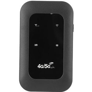 4G LTE Mobiele Wifi-hotspot, Draagbare Wifi-router met Simkaartsleuf, High-speed Pocket Wifi-apparaat Verbindt Tot 10 Apparaten