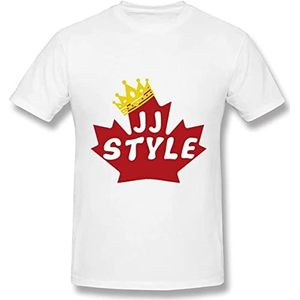 Cool JJ Style Men's Short-Sleeved Standard overhemden(Small)