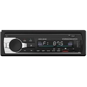 Autoradio 1 din stereo Bluetooth 12V voertuig MP3-speler FM-ontvanger Ondersteuning BT-bellen AUX-ingang/USB/TF-kaart in dashboardkit