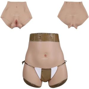 Color 1,M,XZZXQNB Volledige siliconen slipjes kont lifter ondergoed ondergoed realistische pluggable nep vagina boxers briefs voor transgender crossdresser