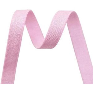 50 100 yards per rol 3/8"" 10 mm nylon bh-band elastieken schouderlint spandex satijnen bands ondergoed lingerie naaien-roze roze-50 yards