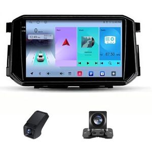 10inch Car Radio Touchscreen geldt voor Nissan Terra Xterra 2018-2022, Achteruitrijcamera Compatibel met CarPlay/Android Auto/Bluetooth FM/RDS-radio AM DSP WIFI Radio GPS-navigatie(NF-2)