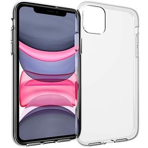 Accezz compatibel met iPhone 11 Hoesje Transparant – Doorzichtig Siliconen Telefoonhoesje – Clear Backcover Silicone Case TPU Hoes