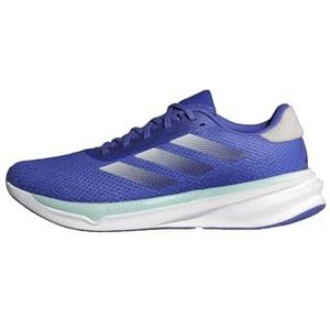 Adidas Supernova Stride Hardloopschoen voor dames, Kobaltblauw Zero Metallic Flash Aqua, 49 1/3 EU