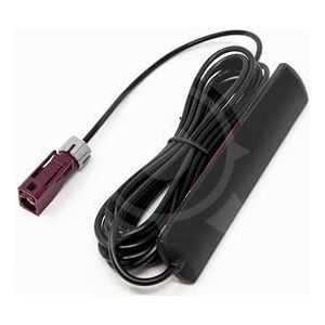 Autoskope LTE/NB-IoT voertuigantenne met waterdichte Fakra-D-aansluiting, mobiele antenne voor LTE, NB-IoT, GSM, UMTS, 4G, zelfklevend, RG174-kabel, 3 m