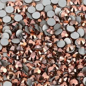 SS6-SS20 1440 stuks kristal non-hotfix strass steentjes flatback glitter steentjes nail art decoraties doe-het-zelf accessoires-roségoud-SS10 (2,7-2,9 mm)-1440 stuks