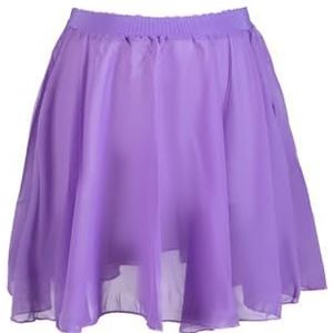 JMORCO Balletrok voor volwassenen, chiffon, ballet, tutu, dansrok, dames, meisjes, gymnastiek, wikkelrok, training, balletrok, ballet, Xd-qianzi, XL(Height 160-175cm)