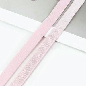 10/20 Meter 6mm-25mm Nylon Elastische Banden Voor Bh-bandjes Rubberen Band Webbing Schouderband DIY Kledingdecoratie Naai Accessoires-Roze-6mm-20 Meter