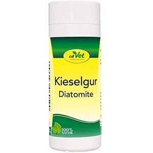 cdVet natuurproducten kiezelriem 50 g - hond, kat, vogel, kleine dieren - droge hulpstof - vochtbindend - bindt Floh + mijtuitwerpselen - stallhygiëne - 100% natuurlijk - kiezelalgen -