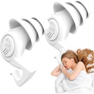 Oorkappen met ruisonderdrukking - 3-laags gehoorbescherming | Herbruikbare siliconen oordopjes | Superzachte wasbare oordopjes | Po oordopjes