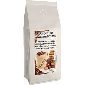 C&T Aromakoffie - gearomatiseerde koffie gemalen - karamel-Toffee 500 g - Privé Roosterei topkoffie geflavoured koffie