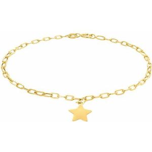 Stroili Beverly 9Kt Yellow Gold women's chain star bracelet 1429151