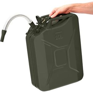 BW® - Brandstof Jerrycan - 20 Liter - Metalen - Robuuste Kwaliteit