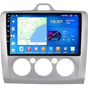 Android 11 Dubbel Din Stereo Auto Multimedia Radio Voor Ford Focus 2 2004-2011 9 Inch Dubbel Din Auto Stereo Head unit Ondersteuning 4G WIFI Bluetooth Stuurbediening Carplay(B A200S 4G+WIFI 8-Core 2G