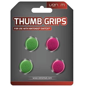 Venom Joy Con & Pro Controller Thumb Grips - Pink/Green (Nintendo Switch)