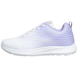 kumosaga Hardloopschoenen for dames, lichtgewicht wandelschoenen met kleurverloop, hardloopschoenen van ademend mesh met veters en tennisschoenen (Color : Gradient purple, Size : 39 EU)