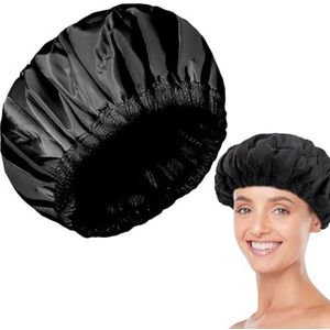 Lambo Stoomkappen voor diepe conditionering, Stoomkappen voor haar | Thermische hittekap - Lijnzaad Conditioning Warmtekap met Douchekapjes, Thermische Warmtekap voor natuurlijk haar,