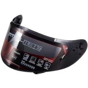 Motorhelm vizier lens, Helmvizier, geschikt for MT-helmlens Helmzonnekleplens Masker Flip Windschermlens Motorfietsaccessoires Accessoires (E)(B)