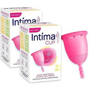Intima menstruatiebeker maat 1 normaal - reguliere stroom, 2 stuks