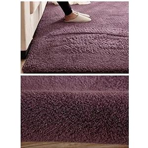 Tapijt Shaggy Plush Area Rug White Fluffy Rug Carpets for Living Room Decor Faux Fur Anti Skid zacht tapijt for de slaapkamer Grijs Tapijt Woonkamer (Color : 6, Size : 200x250cm)