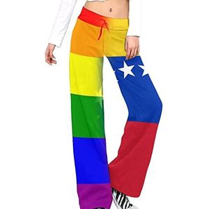 LGBT Pride Venezuela Vlag Yoga Broek Voor Vrouwen Casual Broek Lounge Broek Trainingspak met Trekkoord M