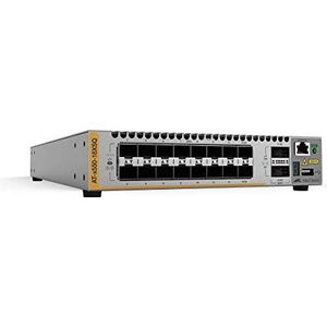 AT - x550-18XSQ-50 - Switch - 16-poorts - 1G/10G SFP+, 2 QSFP, stackable, single fixed PSU