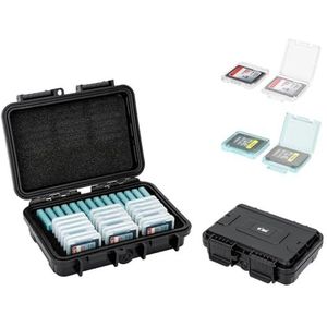 KIWIFOTOS Waterdichte draagbare geheugenkaart, Past op 18 Sd & 14 CFA-kaarten