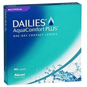 Alcon Pharma DAILIES AquaComfort Plus Multifocal, daglenzen zacht, 90 stuks/BC 8,7 mm/DIA 14,0 mm/ADD LOW / +1,25 dioptrie
