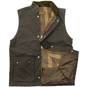 Game Classic Wax Gilet - T_Mens Game Wax Gilet Brown S