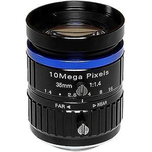 HD 4K 10 Mega Pixel 35mm CCTV-lens C Mount F1.4 IR 1 ""voor beveiligingscamera IP-bewakingscamera's Helder en glad