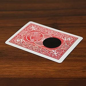 ZQION Kleur Veranderende Zwart Gat Magic Tricks Card Hole Verdwijnende Magic Cards Props Illusie Card Gimmick Gemakkelijk te doen